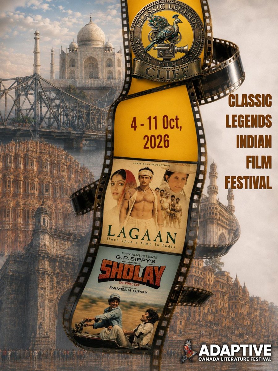 CLIFF 2026 key art :: Lagaan and Sholay, presented alongside ADAPTIVE